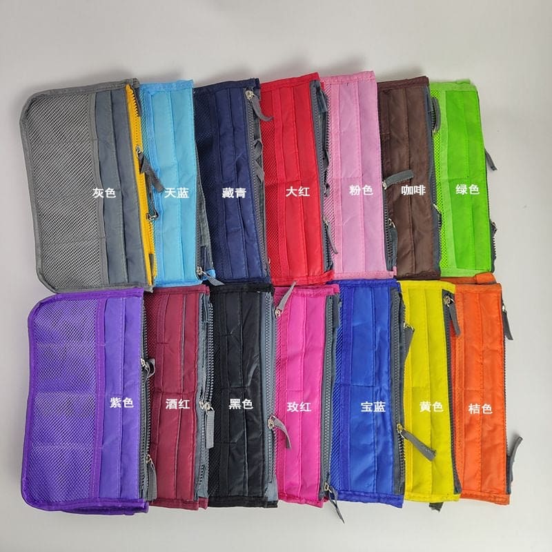 Organizer Insert Bag, Nylon Travel Handbag Purse, Large liner Lady Makeup Cosmetic Bag, Multi Zipper Makeup Bag, Double Zipper Storage Bag, Multipurpose Tote Bag Organizer Insert Bag, Nylon Travel Handbag Purse, Large liner Lady Makeup Cosmetic Bag, Multi Zipper Makeup Bag, Double Zipper Storage Bag, Multipurpose Tote Bag